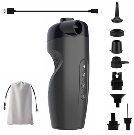 KMGDM - Pompes à air électriques sans fil, gonflage rapide, rechargeables, pour camping, paddle, piscine et pneus