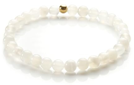 Armband - Edelstein-Armband - Kugel-Armband 6mm - Perlenarmband