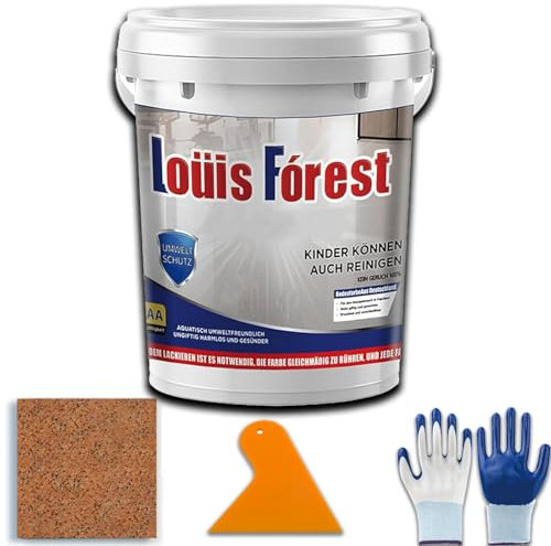 Peinture époxy for Sol Couleur Sable, 2025 New Forest Peinture époxy for Sol autonivelante, résistante à l'usure et antidérapante for Un revêtement de Garage Effet marbre Brillant(Orange Yellow)