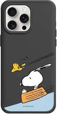RhinoShield SolidX Hülle für iPhone 15 Pro Max | Snoopy Fallschutz nach Militärstandard, verstärkte Stoßdämpfung, verbesserter Eckenschutz, schlankes und leichtes Design