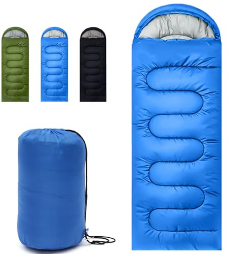Sleeping Bag for Camping,Sleeping Bags for Adults Backpacking Waterproof,3 Seasons Adult Blanket,Small Packed Ultralight Carry Bag, Soft,Thick and Warm,for Outdoor Camping,Travel,Hiking
