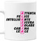 bubbleshirt Tazza Mug divertente con nome Alessia e aggettivi simpatici Idea Regalo Compleanno Natale in ceramica