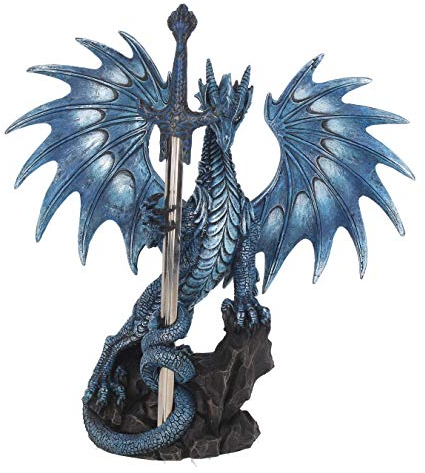 Nemesis Now Ruth Thompson Brieföffner Sea Blade aus Kunstharz, 28 cm, Blau, Einheitsgröße