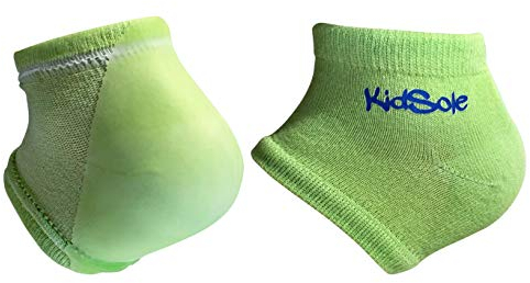 KidSole Gel Heel Strap for Kids with Heel Sensitivity from Severs Disease, Plantar Fasciitis. (Green)