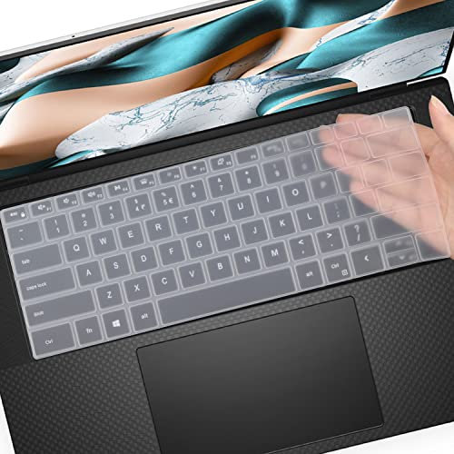 Keyboard Cover for 2025-2022 Dell XPS 15 9500 9510 9520 9530 15.6 Inch & XPS 17 9720 9700 9710 9730 17 Inch & DELL Precision 5770 5570 5760 5560 15.6 17.3 US Layout (NOT FIT XPS 13 14 16 inch)