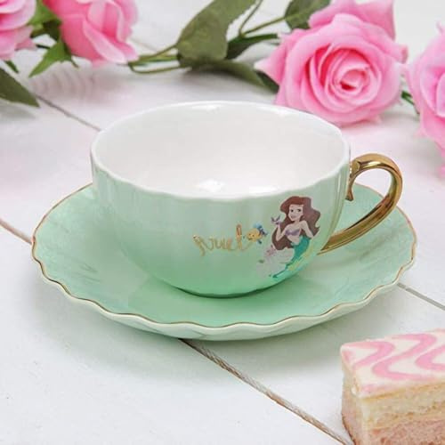 Disney Princess Ariel Tasse und Untertasse Set – Kleine Meerjungfrau Sammlerstück Set