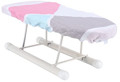 Planche à Repasser Mini Planche à Repasser Bureau Porte-Manchon Chaud Petit Manchon Plaque Portable Pliant Bureau vêtements Table à Repasser pour la Couture à la Maison