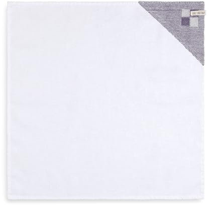 KNIT FACTORY - Geschirrtuch Block - Abtrockentücher - Küchentücher - Küchenhandtücher - Trockentücher - Ecru/Violett - Lila - 65x65 cm