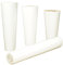 4 PCS Solid Wood Furniture Legs,Sofa Solid Wooden Feet,Tapered Rubber Table Legs,Replacement Furniture Feet,Cabinet/Chair/Coffee Table,with Mounting Plate Screws,White (15cm)