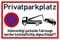 Prolac Privat Parkplatz Unberechtigt parkende Fahrzeuge werden kostenpflichtig abgeschleppt Schilder – Warnschilder – Selbstklebend & Robust – Wetterfest, UV-beständig & Kratzfest – 35x0,5cm