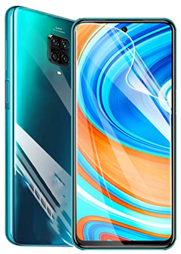 Pellicola in Idrogel Protettiva per XiaoMi Redmi Note 9S /Note 9 PRO/Poco X3 NFC/Poco X3 PRO (6.67), 【2 Pezzi】 Trasparente Morbido TPU Protezioni per Lo Schermo (Non Vetro Temperato)