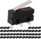 VISSQH 50 Pezzi Mini Interruttore a Levetta SPDT Micro Interruttore Leva Lunga16mm, Leva Micro Switch Pulsante, Mini interruttore a Leva AC 5 A 125 250V 3 Pin, Finecorsa SPDT