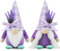 Gehydy Sommer Wichtel Lavendel Frühling Dekoration 2er Set Frühlingdeko Wichtel Figuren Bauernhaus Decorations Zubehör für Home Küche