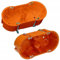 5x 2-Fach Gipskartondose, Rigips Hohlwanddose, Gerätedose, Schalterdose, Abzweigdose Orange UP HW Ø 68mm x 136mm x 46mm Tiefe, zur Befestigung der Dose in Gipskartonplatten, PK60-10P 5st.