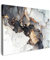 MuchoWow© Impression sur Toile Decoration Murale Peinture 40x30 cm Tableaux Decoratifs Muraux Décoration Chambre Marbre - Or - Abstrait - Noir et blanc - Luxe