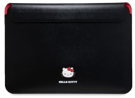 Hello Kitty Housse HKCS14PGHDLMK 14 Noir PU Metal Logo