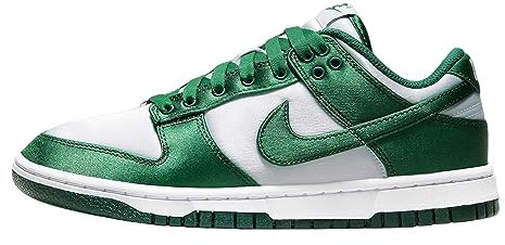 Nike W Dunk Low Unisex-Basketballschuhe für Erwachsene, Weiß und Grün, Größe 38, White Green Team, 38,5 EU, White Green Team, 38.5 EU