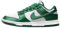 Nike W Dunk Low Unisex-Basketballschuhe für Erwachsene, Weiß und Grün, Größe 38, White Green Team, 38,5 EU, White Green Team, 38.5 EU