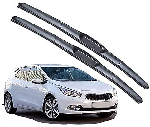 Parabrisas Del Coche Limpiaparabrisas Escobillas para KIA Ceed 2012 2013 2014 2015 2016 2017 2018 2614, Juego de Limpiaparabrisas