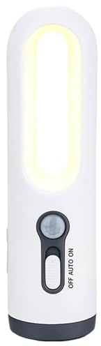 EBILUN Veilleuse à Détecteur De Mouvement, Veilleuse Rechargeable 2 En 1, Lampe De Poche Portable, Lampe D'éclairage Pour Armoire, Cuisine, Chambre à Coucher, Camping