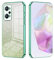 SEAHAI Funda para Realme GT 2 Pro 5G (GT2 Pro), Degradado de Color Transparente Brillantes Patrones Tarjetas Diseño Ultradelgado Suave Silicona TPU Antigolpes Carcasa Cubierta - Verde