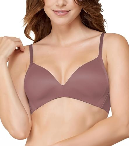 Triumph gepolsterter BH ohne Bügel O-Body Make-Up Soft Touch P EX, Color: Braun (Rose Brown), Size: 80B