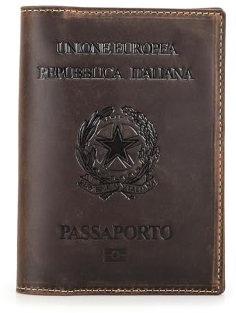 Contacts Portafoglio Airtag in pelle pieno fiore porta passaporto blocco RFID custodia per passaporto da viaggio per 2 passaporti, 2 slot per schede, 1 slot per contanti, Caff, IT-Badge, Rétro