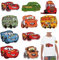 Yoimckay 10pcs Cartoon Anime Patches zum Aufbügeln, Kawaii Anime Cars Flicken zum Aufbügeln Kinder,DIY Patches zum Aufbügeln Set, für Aufnähen oder Aufbügeln auf Kleidung, Kleid, Jeans, für Kinder