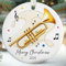 Trompeten-Ornament – Trompetengeschenke, Trompetenspieler-Geschenke – Musik-Weihnachtsschmuck, Musik-Ornamente, Musikinstrument-Weihnachtsschmuck – Trompeten-Weihnachtsdekoration 2024 –