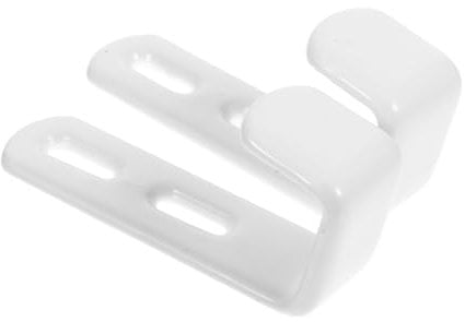 HOMOCONO Loft Bed Ladder Hooks 2 Pack Bunk Bed Ladder Hooks Bunk Ladder Brackets White for Bed Decoration Hook Tool