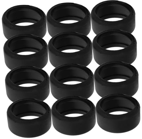 Generisch 12 Stück Gummirad Reifen Rad Haut Spielzeug Modell DIY Rc Rad Haut Ersatzteile Für DIY 1:64 Spielzeug Rc Auto LKW