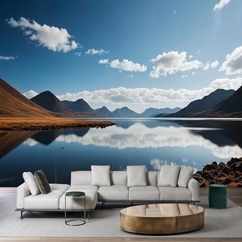 Papier peint autocollant amovible pour salon, chambre à coucher et décoration de retraite en montagne