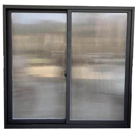 Ventanas Correderas Ventana corrediza para cobertizo, ventanas de repuesto de aleación de aluminio para sótano, almacén y baño, vidrio templado de aleación de aluminio.(110x110cm/43.3x43.3(WxH))