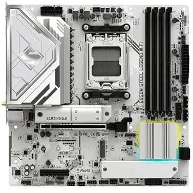 Placa Madre Fit For ASROCK B850M Steel Legend WiFi AMD B850 Micro ATX Ryzen 9000 8000 7000 Series Placa Base Zócalo AM5
