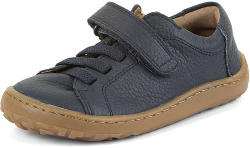 Froddo Barefoot Elastic G3130285 Kinder Barfuß-Halbschuhe aus Leder, Dunkelblau (Dark Blue), Gr. 37