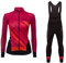 UGLY FROG Frühling Langarm Radtrikot Set Frühling Thermische Fahrradbekleidung 3D Gepolsterte Hosen BMC