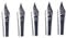TS Trade 5 Pcs Medium Nib Fountain Pen Replacement Nibs Practical