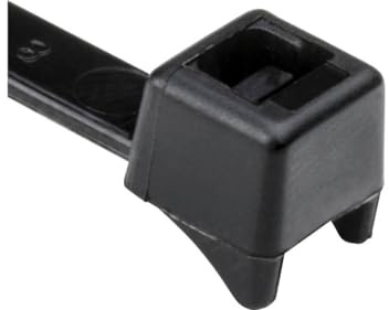 HellermannTyton 112-52112 CTT60R-PA66HS-BK Cable Ties 205 mm 4.70 mm Black Heat Stabilised Pack of 100