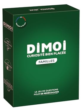 Dimoi Kartenspiel für die Familie – 240 originelle und Positive Fragen, um spannende Gespräche zu beginnen und näher zu kommen – Geschenkidee Weihnachten Gesellschaftsspiel