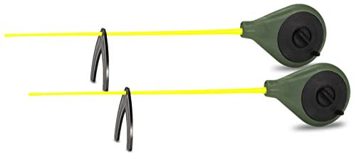 doorslay 2pcs Mini EIS Angelrute Winter Outdoor Angelrute Spitze Angelzubehör