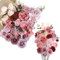OrgMemory Fleurs Artificielles, Fleurs Soie, Fleurs avec Tige pour Bricolage Arrangement Floral Bouquet de Mariage Fête Maison Bébé Douche Décoration (Dusty Rose Violet)