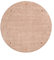 RUG PRINCE Wollteppich Gabbeh Muti 200x200 Handgewebt Rund Beige Einfarbig a