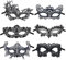 GWAWG 6 Packs Lace Masquerade Mask for Women Venetian Eye Sexy Lace for Halloween Carnival Party Costume Ball for Men and Women Couples