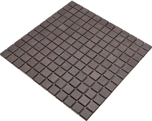 Jasba Mosaico ceramica gres wenge opaco effetto legno cucina bagno doccia 1 tappetino mosaico