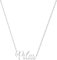 various Collar Nombre Pilar Acero Inoxidable-Colgante Nombre Personalizado Plateado para Collar Mujer-Regalos Personalizados para Mujer Madres Niña Parejas, Mejor Amiga