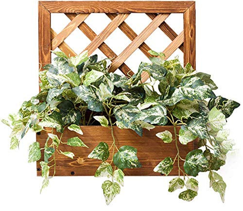 Blissbuilt Fioriera con Traliccio Fioriera Traliccio Pianta fioriera Traliccio Arco Rosa Fioriera in Legno,per Piante rampicanti,per Giardino o Cortile(Due Stili Possono Scegliere)