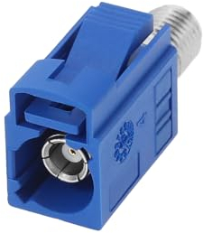 The Lord of the Tools Fakra C-Buchse auf SMA-Buchse Interseries-Adapter Universal kompatibel mit GPS-Multifunktionsantennen 4G/5G Mobilfunk Aqua Blue