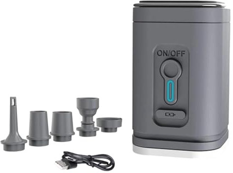 Rordigo Pompe à air USB ABS, convient pour gonflable, sac de compression sous vide, éclairage de camping