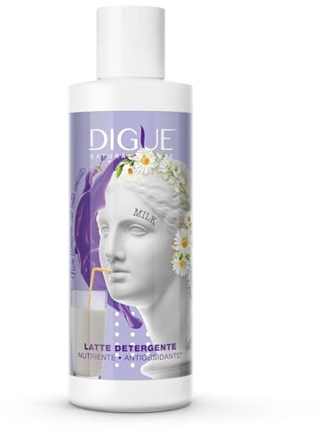 DIGUE Latte Detergente Bio Superfood con Avocado & Fico d'India Siciliani | Struccante Viso Nutriente & Lenitivo per Pelli Secche, Sensibili | 200ml | Nickel Tested - Made in Italy