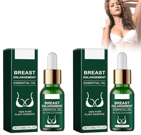 Breast Oil Brustvergrößerungsöl Brustmassageöl, natürliches Brustvergrößerungs- und Wachstumsserum, straffend und liftend bei hängenden Brüsten und Größenvergrößerung